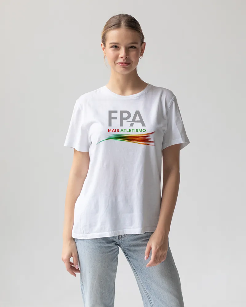 Fotografia do produto T-shirt Branca FPA Mais Atletismo